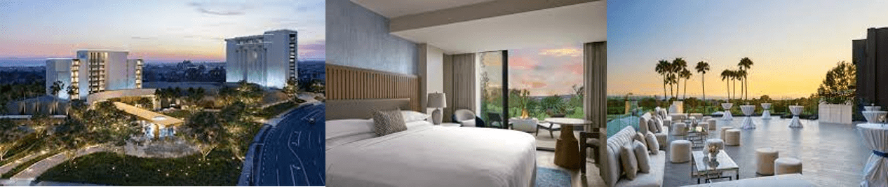 Landscape images of a hotel