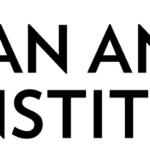 Van Andel Institute logo with blue figure.